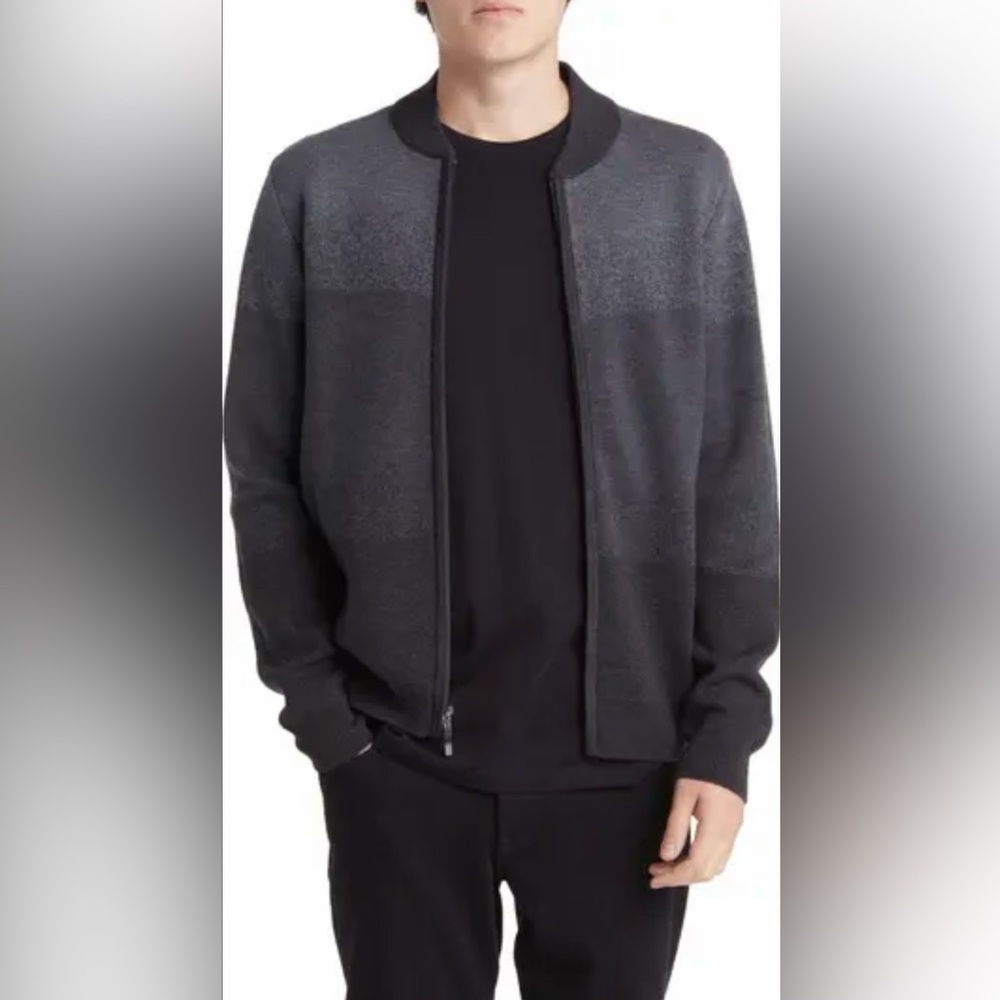 Cheap Monday Dark Gray Zip-Up Sweater